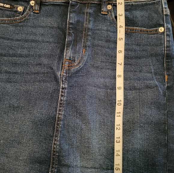 NWOT Donna Karen New York denim mini skirt - Picture 4 of 10